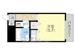 パークプラザ鷹取【3階】の間取り