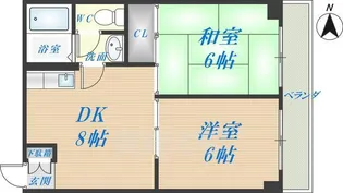 コンフォート長田【3階】の間取り