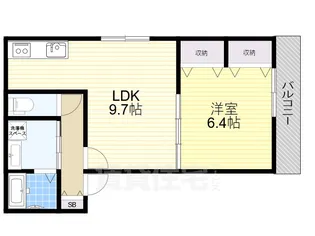 YHS末広町【3階】の間取り