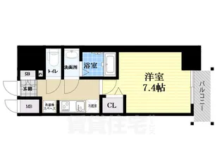 ファーストフィオーレ尼崎グランウエスト【3階】の間取り