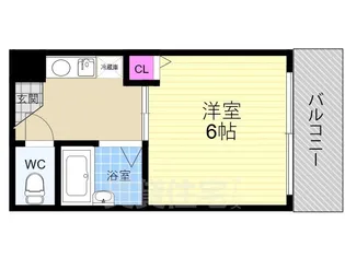 サンハイツミヨシ2【2階】の間取り