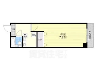 TOコーポ石山 A棟【201号室】の間取り