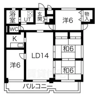 メゾン丸山【4階】の間取り