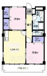 サングレイス【3階】の間取り
