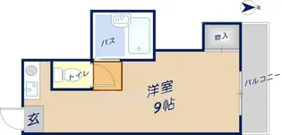 ハイツヒトヨシ【3階】の間取り