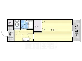 第2まやハイツ【4階】の間取り