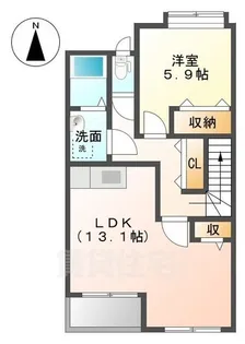 ルーラルハウス【2階】の間取り
