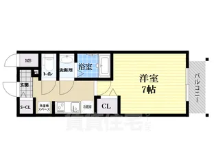 ファーストフィオーレ尼崎グランウエスト【14階】の間取り