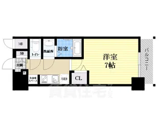 ファーストフィオーレ尼崎グランウエスト【15階】の間取り