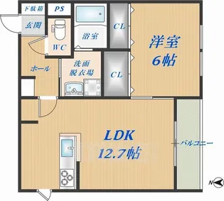 メゾンKoma【2階】の間取り