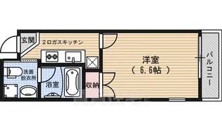 ドーリアKYOTO大宮【4階】の間取り