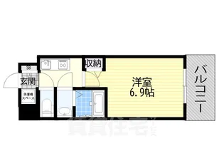 フォーリアライズ尼崎エラン【9階】の間取り