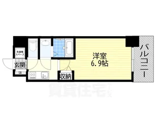 フォーリアライズ尼崎エラン【9階】の間取り