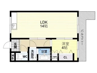 グレイスフルコーポ市川【2階】の間取り