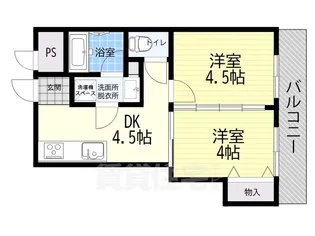 ファイブメゾン慕絵樹【2階】の間取り