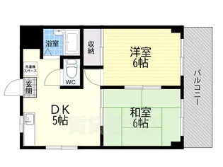 ラ・フォーレ芝【3階】の間取り