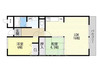 プラグレスオカモト【102号室】の間取り