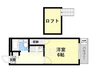 大和高田第19マンション【2階】の間取り