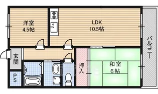 アビコセンターハイツ【7階】の間取り