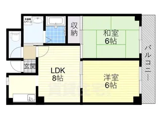 ボヌール2【302号室】の間取り