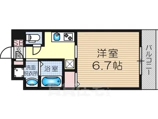 サンスクエア新大阪【505号室】の間取り