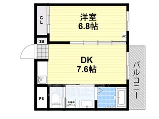 MSone【3階】の間取り