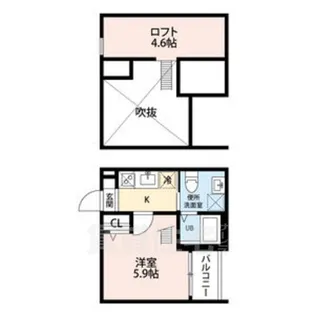 アンベリール【2階】の間取り