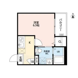 CRASTINE弥生町B棟【2階】の間取り