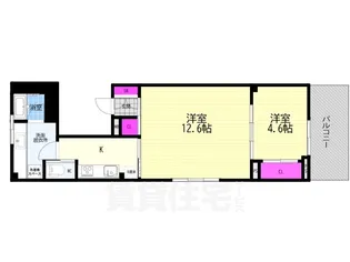 KARASUMA STEPs【3階】の間取り