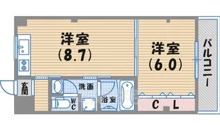 Maison de PaPa【3階】の間取り