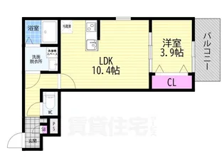 ジーメゾン向島クオリエ【2階】の間取り