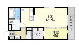 DーROOM平井A棟【1階】の間取り