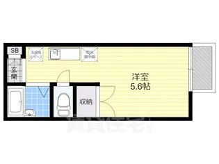 セジュールF B棟【1階】の間取り