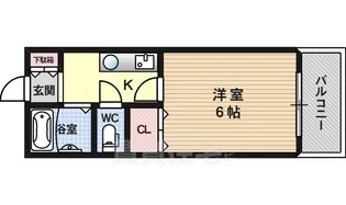 ハイツ知名【203号室】の間取り