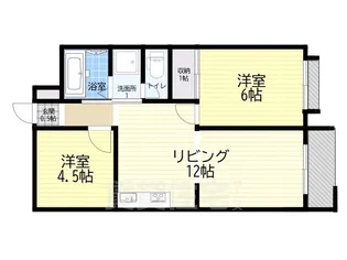 リバーサイド新淀ハイツ【507号室】の間取り