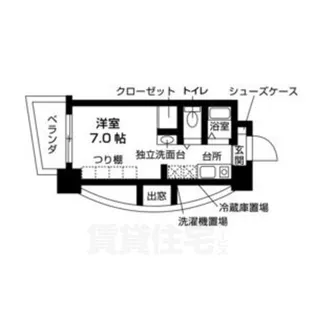 ジュネスコート桜山【3階】の間取り