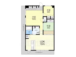 ルネセントエール【8階】の間取り