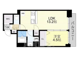 BROU福島【2階】の間取り