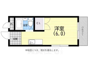 ウイング本山2【5階】の間取り