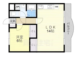 アーバンフォーレスト【4階】の間取り