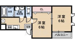 リール苗町【4階】の間取り