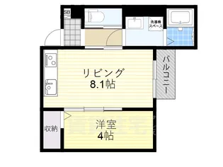 ALEGRIA淡路【3階】の間取り