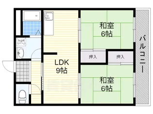 安井マンション【2階】の間取り