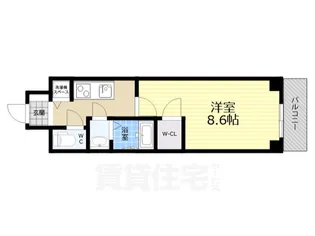 セオリー大阪アーバンレスト【2階】の間取り