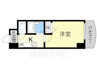 ノルデンハイム新大阪【8階】の間取り