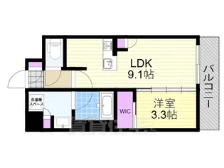 リビオレゾン塚本ステーションプレミア【8階】の間取り