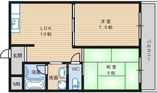 第一盛運マンション【3階】の間取り