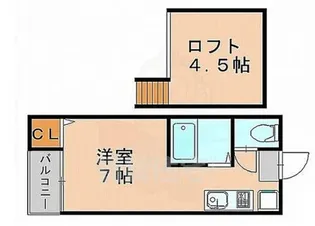 ボンズK【2階】の間取り