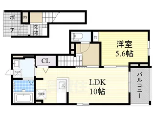 ベルメゾン都Ⅷ【2階】の間取り