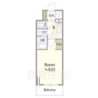 エスリード上前津セレーノ【15階】の間取り